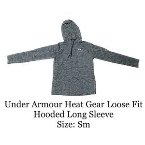 ($15) Under Armour Hooded Long Sleeve, Size: Sm